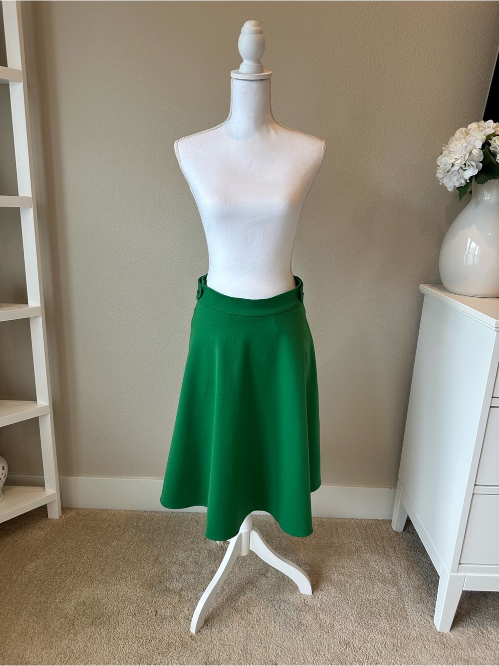Chicwish Emerald Green A-Line Skirt